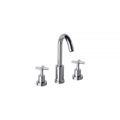 Rs-Cross Conjunto bimando de lavabo Cromo