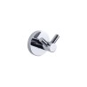 Niza percha doble inox brillo